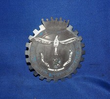 Vintage Cannes Automobile Voiture Club Badge Emblème Logo Fabriqué En Spain Vrai