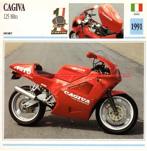 Cagiva 125 mito 1991 - cagiva,