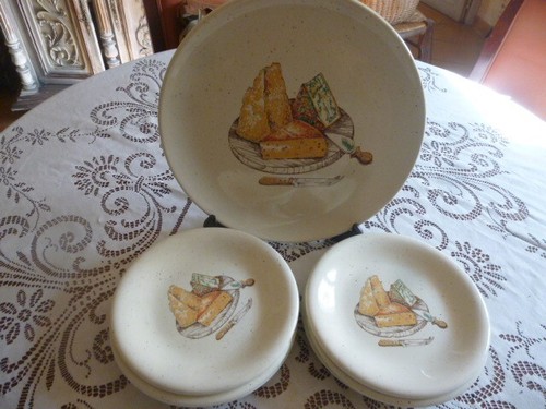 Plat assiettes fromage - assiettes,