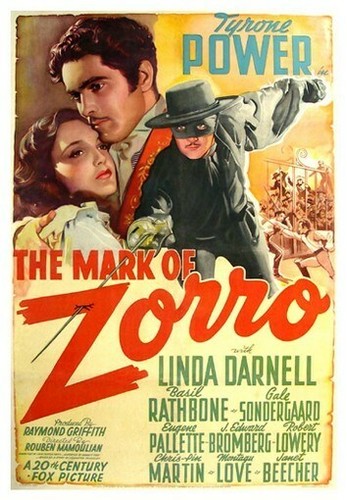 The mark zorro movie poster - mark, of