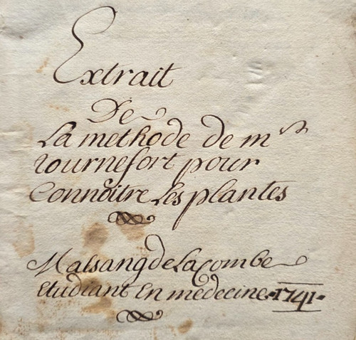Livre ancien manuscrit complet - livre,