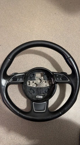 Audi volant cuir noir - volant,