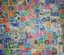 Vrac Vieux Timbres oblitérés