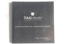 TAG HEUER livret notice montre Link calibre S 1/100th (74423)