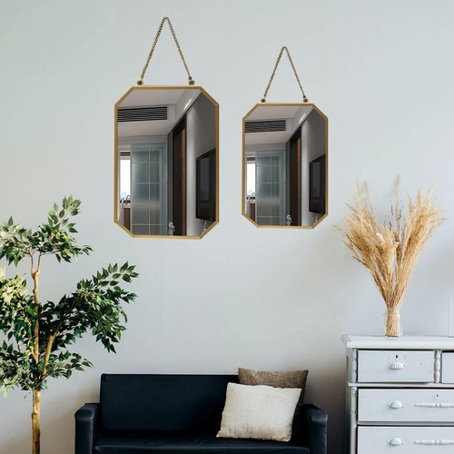 Miroir suspendu avec - , chaîne