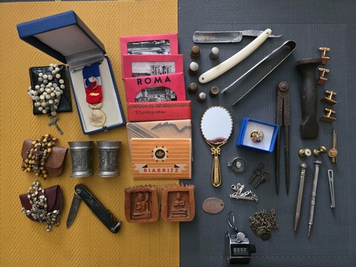 Lot brocante objets anciens