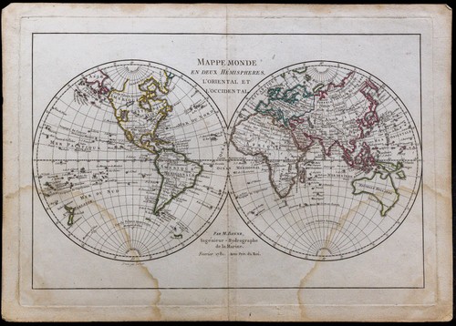 1781 carte géographique - -,