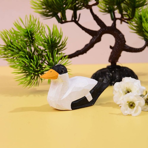 Canard bois sculpté fait - canard,