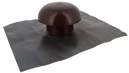Chapeau de ventilation marron
