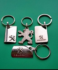 PEUGEOT LOT 4 PORTE CLES LOGO