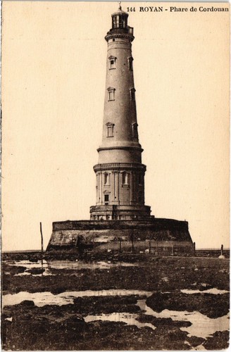 Cpa royan phare cordouan - phare, de