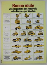 prospectus brochure Gamme complète MALETRA TP travaux publics forestier tracteur