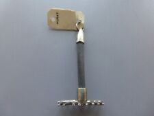 pendentif ancien râteau argent testé manche matière naturelle marque Murat 3,22g