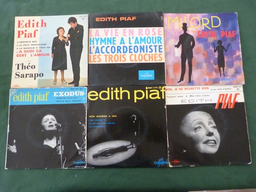 Lot 45t edith piaf - lot, de