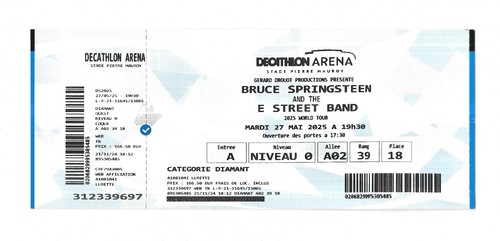 Rare ticket billet - /, concert