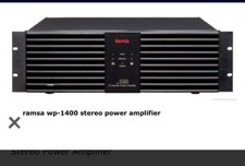 AMPLIFICATEUR STUDIO/ SONORISATION ANALOG RAMSA / PANASONIC WP1400