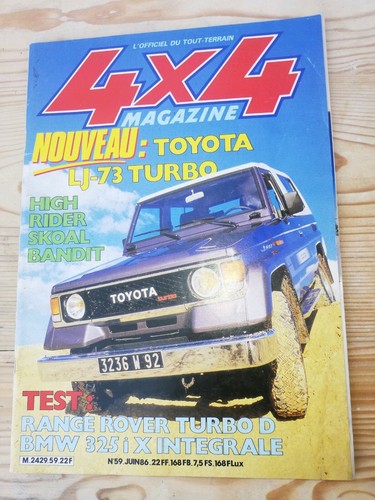 4x4 magazine juin 86 - n°,