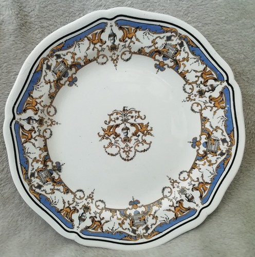 Assiette plate faience - assiette, de