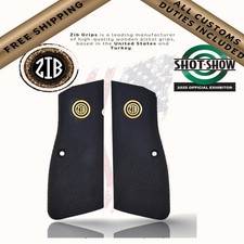 Poignées de pistolet série polymère Zib Grips pour Browning HP, logo...