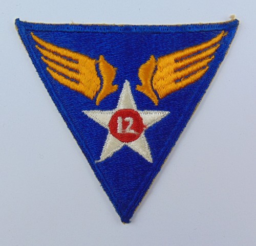 Patch 12th air force usaaf - du,