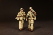 MG-34 team Fallschirmjäger - Brigade Ramcke - SOGA miniatures n° 3611-3614 1/35
