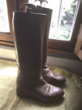 bottes cavalieres  cuir kaki .t 38 (G/F/V)