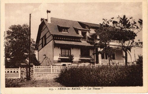 Cpa néris les bains - cpa,