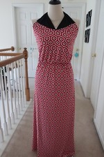 New Mudpie Leighton Convertible Geo Print Maxi Dress Size Small