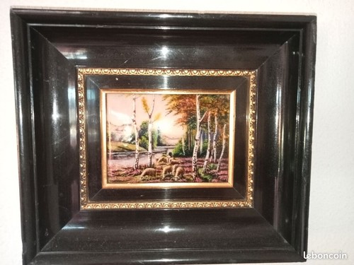Tableau émaux limoges - tableau,