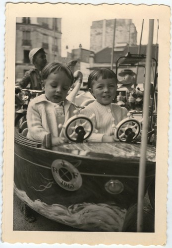 Photo ancienne manège - ancienne, fÊte