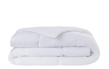 - Couette en Fibre Anti-acariens Automne-Hiver 300 g/m² Blanc 80x160cm