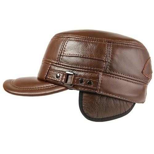 Hommes cuir chapeau trappeur - hommes,
