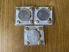 Série 3 Monnaies Repubblica Italiana 10 Livres Olivier 1948 1949 1950 Scellé