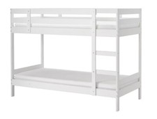 Structure lits superposés, blanc, bois,90x200 cm