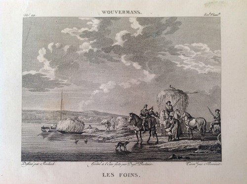 Foin chevaux wouvermans - foin,