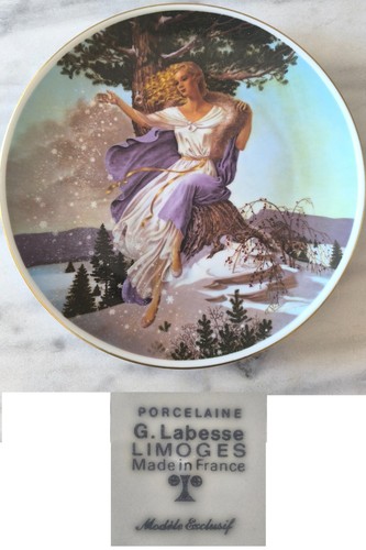 Assiette porcelaine de - assiette, en