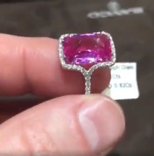 Bague fiançailles en - de,