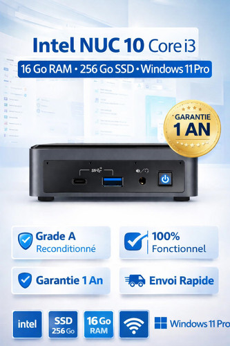 Intel nuc 10110u 16go - nuc, 10