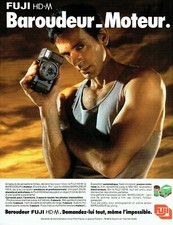 Publicité Advertising 520  1985   baroudeur -moteur Fuji HD-M