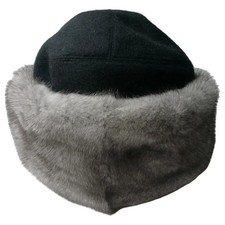 HERMES Toque Cachemire vison