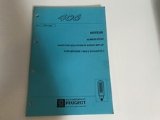 manuel de réparation 956-F-10/96 peugeot 406 injection Bosch MP3.2F moteur RGX