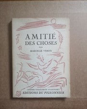 Amitié des choses Marcelle
