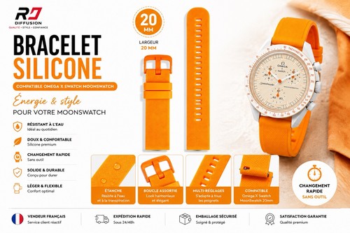 Bracelet montre orange - de,