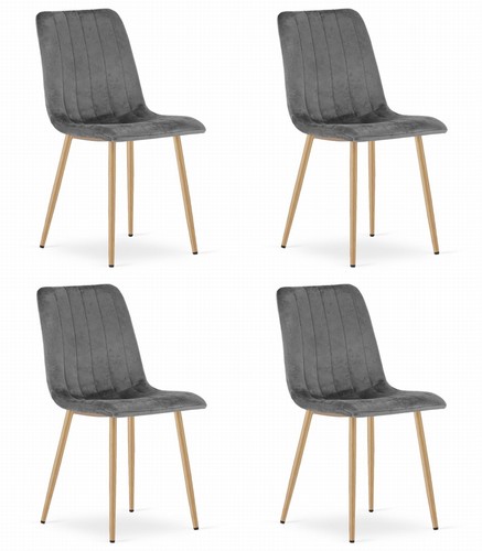 Fauteuil lava velours gris - lava,