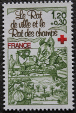 Timbre france croix rouge - -,