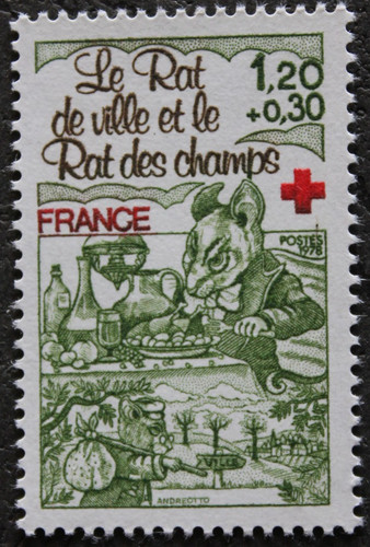 Timbre france croix - france,