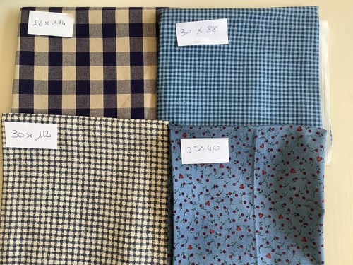 Lot coupons tissus - 4,