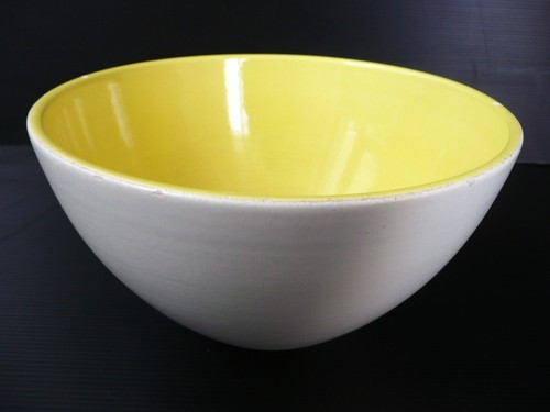 Saladier bicolore jaune - jaune, &
