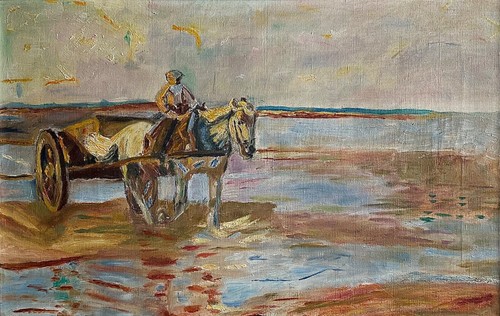 Signature illisible cheval - illisible,