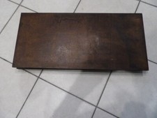 plateau télé tournant en bois verni  marron    occasion 